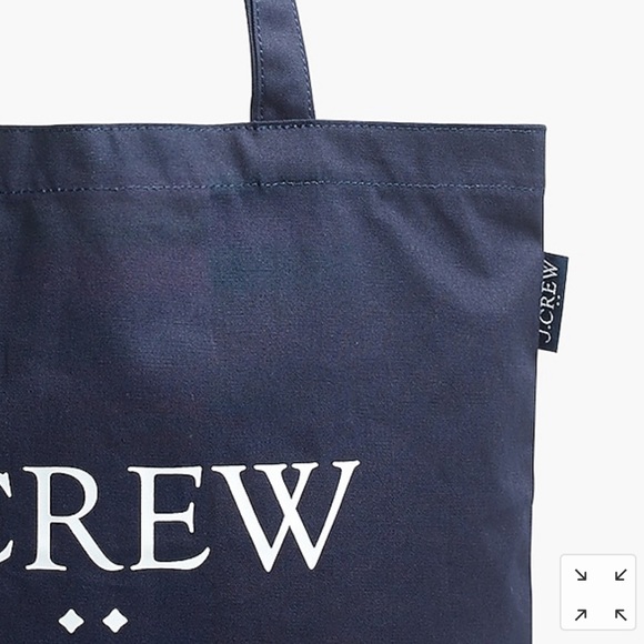 J. Crew LOGO Reusable Everyday Tote Bag - Picture 2 of 4